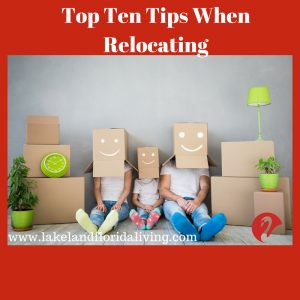 tips when relocate