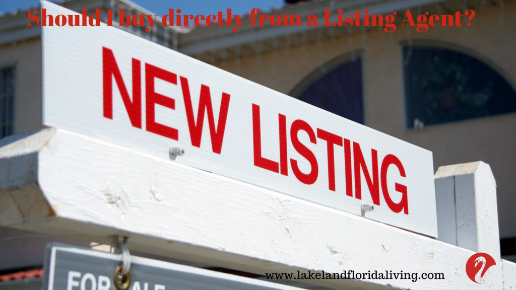 Should I use the listing agent to buy a home